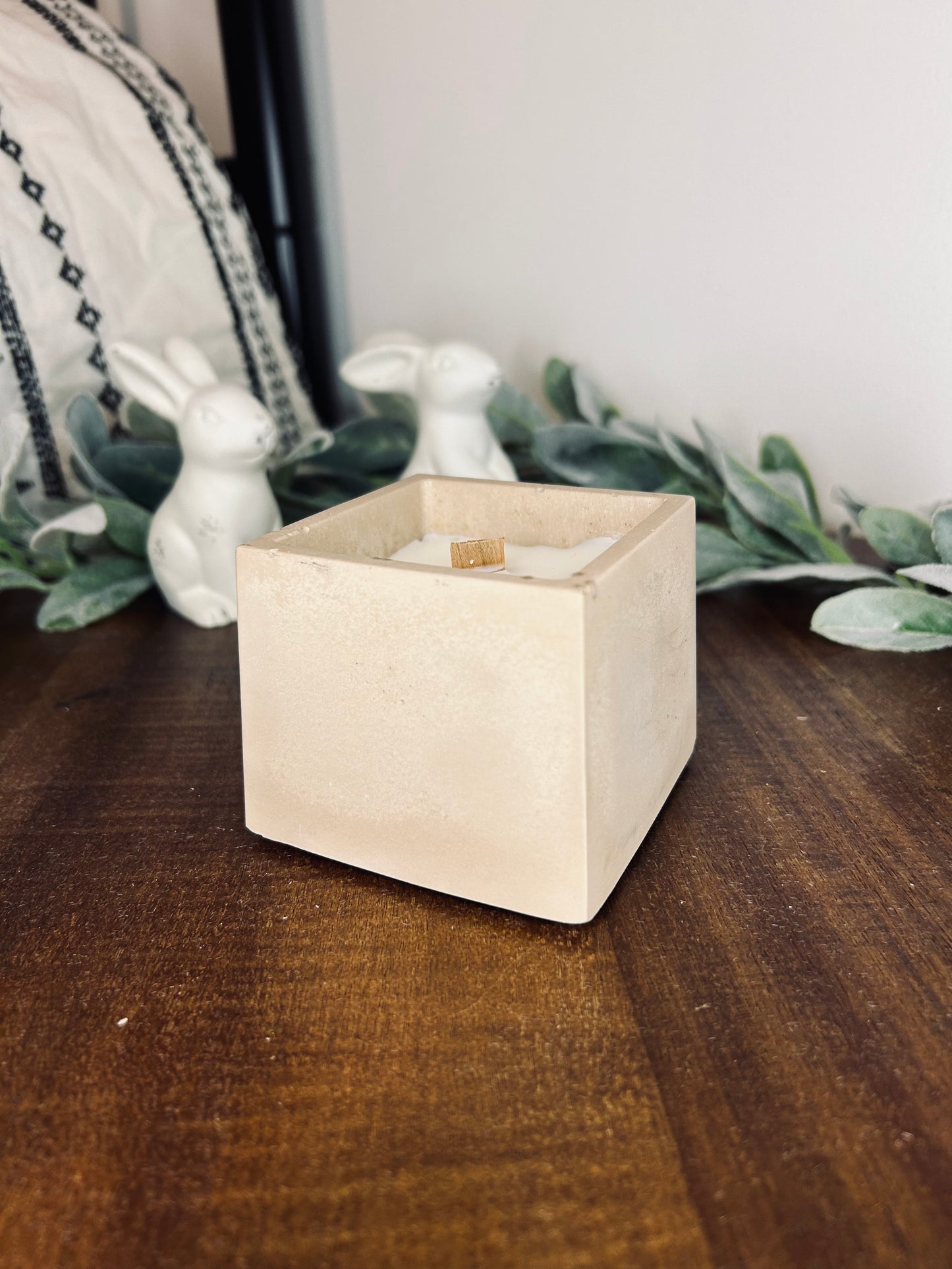 5oz Square Sand Concrete Vessel